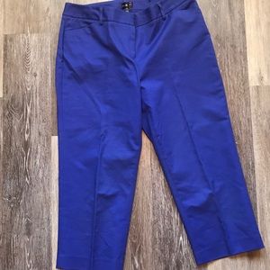 Rafaella purple Capri pants size 8